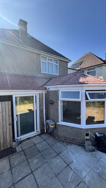 Cleanest shot of finished conservatory roof: tile roof by LR Roofing near Weymouth, Dorset